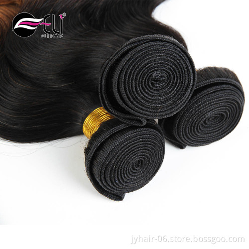 High quality wholesale good structure brown hair with blonde highlight